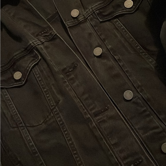 Black Denim Jacket - Picture 3 of 4